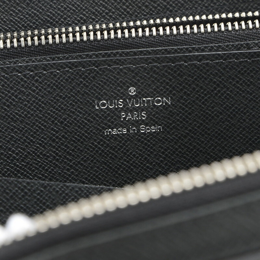 LOUIS VUITTON Taiga Zippy XL Round Zipper Long Wallet Noir M44275 - Picture 8 of 9